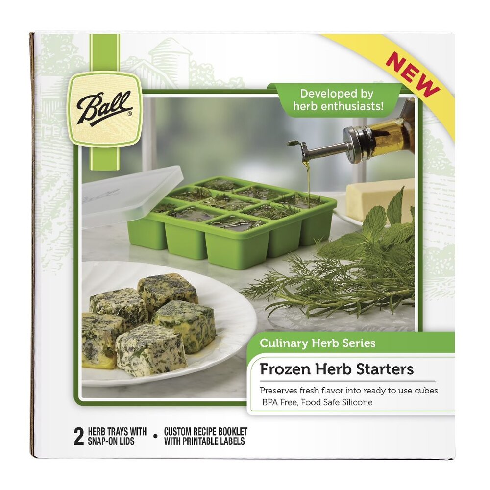 Ball Frozen Herb Starters, green